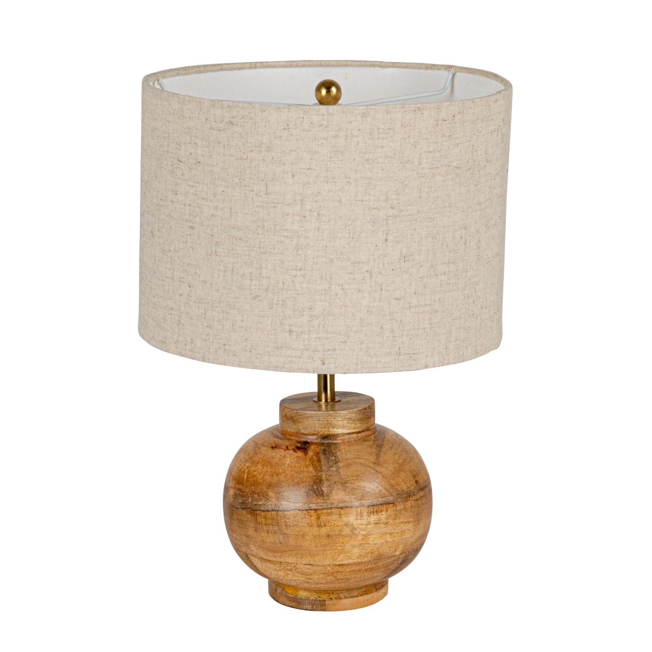 Hello Honey® 14.5" Natural Mango Wood Elegance Table Lamp, 2ct.